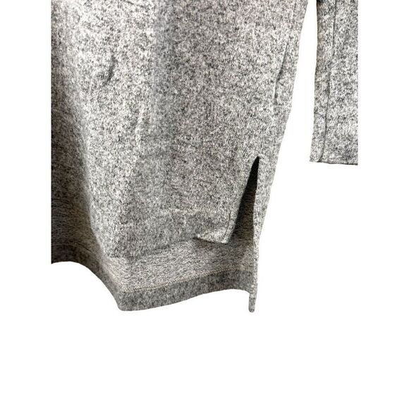 Anthropologie Postmark Long-Sleeve Grey Crewneck Sweater w/ Ruffles Sz S EUC - Picture 5 of 9